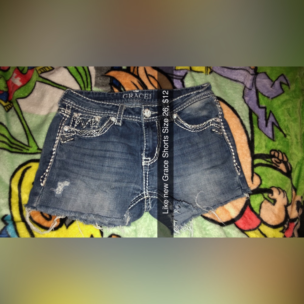 Jean shorts grace